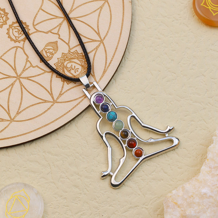Collana di meditazione sui chakra Olivenorma