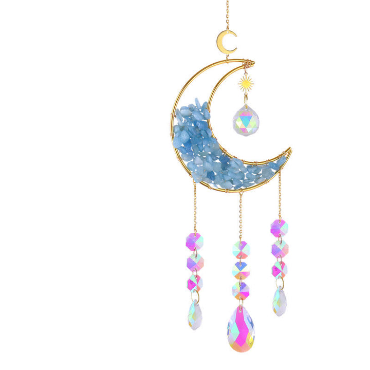 Olivenorma Moon Crystal Clessidra Campanello acchiappasole
