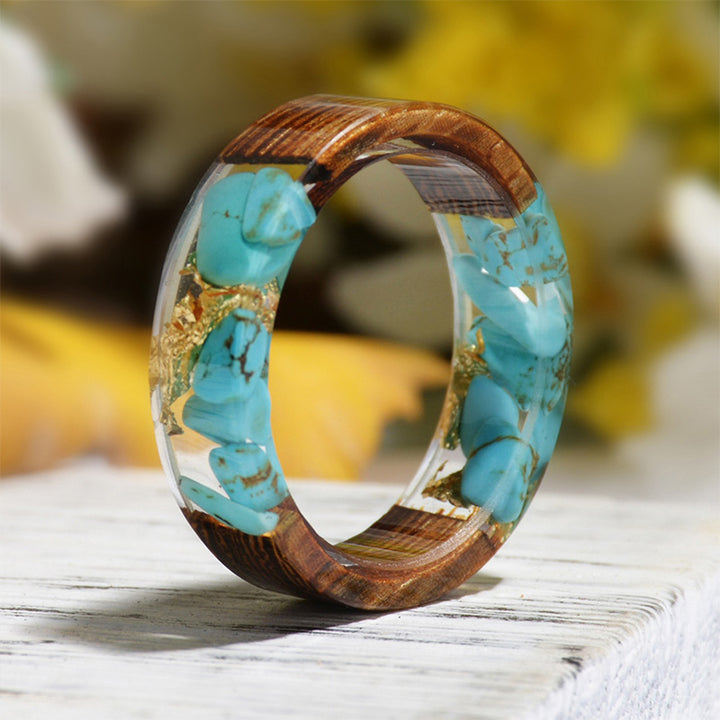 Olivenorma Intellettuale e Ottimista - Anello in legno fatto a mano