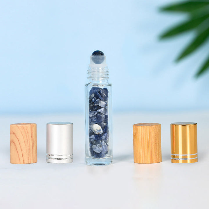 Olivenorma Crystal Roll-On Bottiglia di olio essenziale Decorazione con pietre preziose