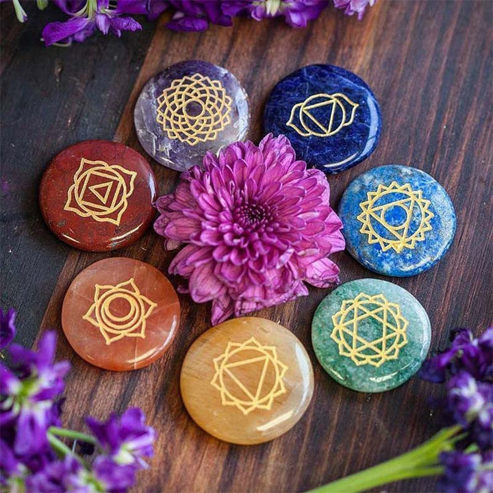 Set di cristalli curativi per i chakra