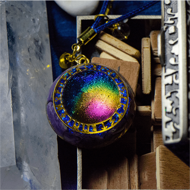 Anello Olivenorma Chrono Arcobaleno Tormalina Stella Pendente Orgone Collana 