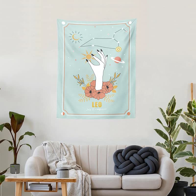 Olivenorma Mano Magica Tarocchi Zodiaco Arazzo 