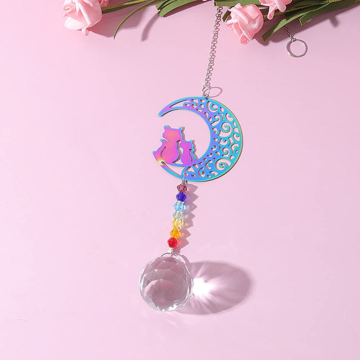 Olivenorma Clear Crystal Chakra Beads Hanging Wind Chime Suncatcher - image 22