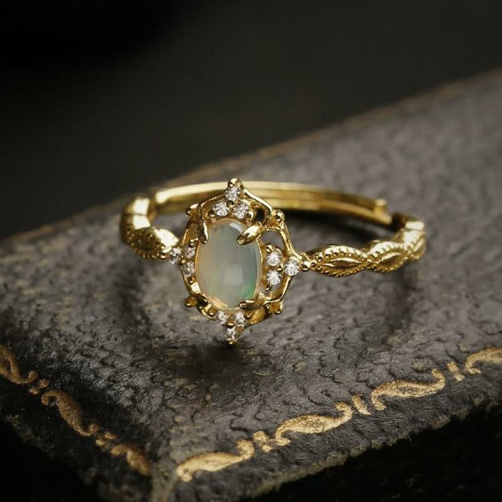 Anello regolabile Olivenorma Light Luxury Opal