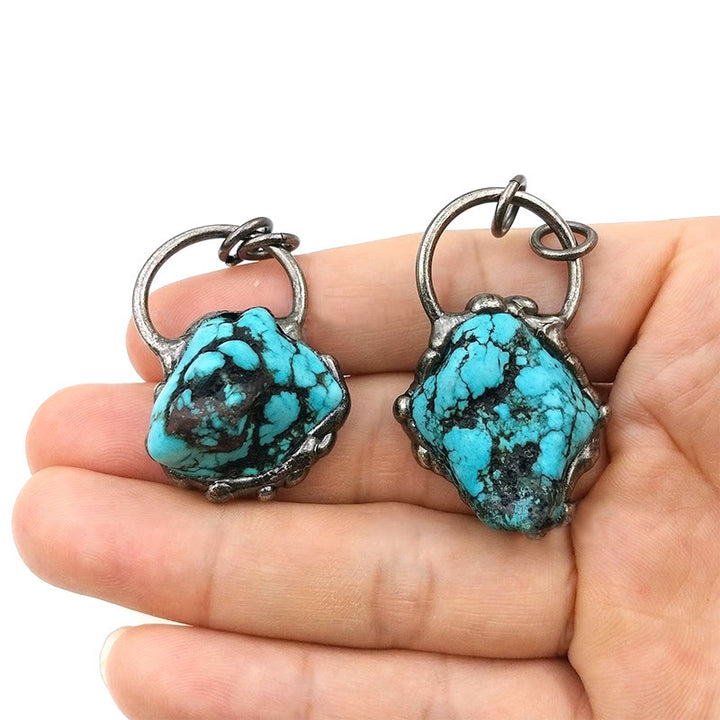 Collana turchese irregolare naturale Olivenorma - image 3