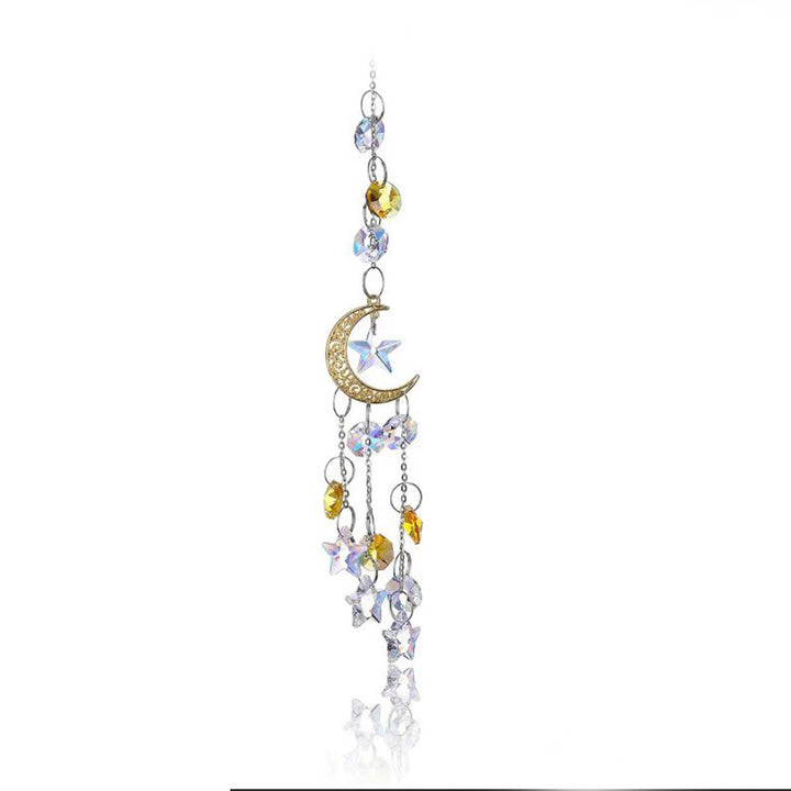 Olivenorma Moon Prism Crystal Suncatcher Campanello a vento 