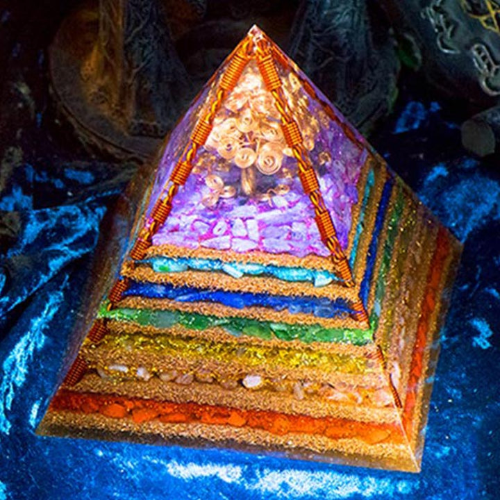 Olivenorma Chakra Albero della Vita Piramide Orgonica