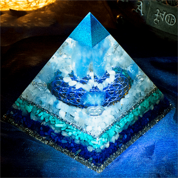 Olivenorma Clean Spirit-Aquamarine Crystal Tower Piramide Organica 