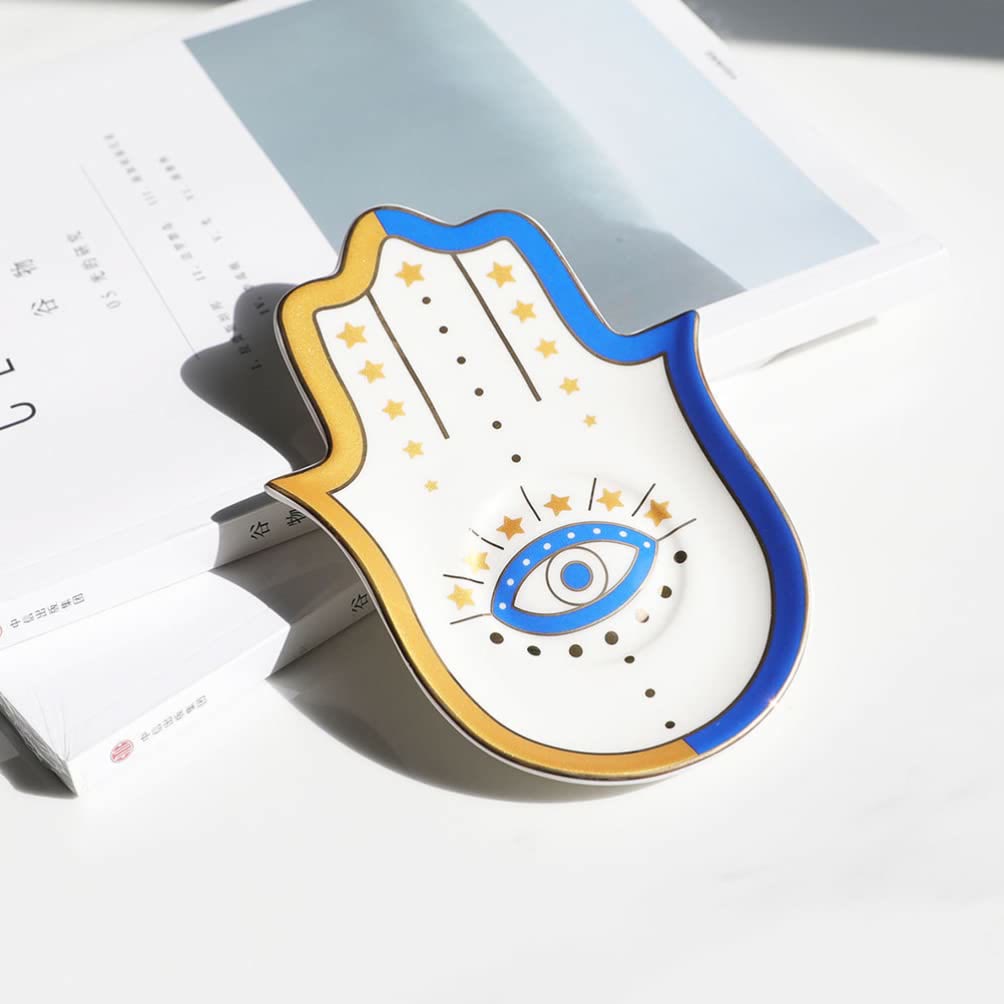 Olivenorma Portapiatto ad anello Sottobicchiere Hamsa Evil Eye 