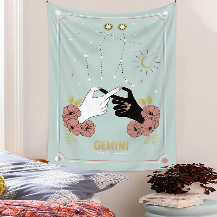 Olivenorma Mano Magica Tarocchi Zodiaco Arazzo 