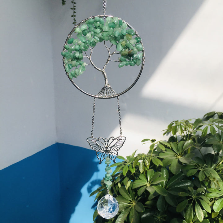 Olivenorma Albero della vita farfalla pendente decorazione ornamento