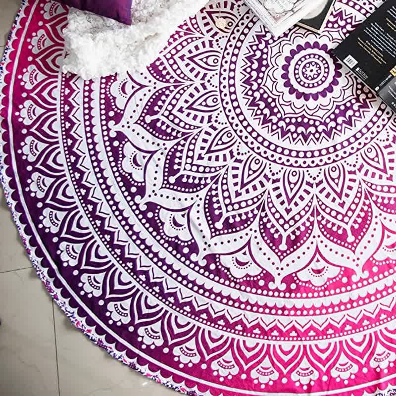 Arazzo Mandala circolare Rosamia Yoga Meditazione