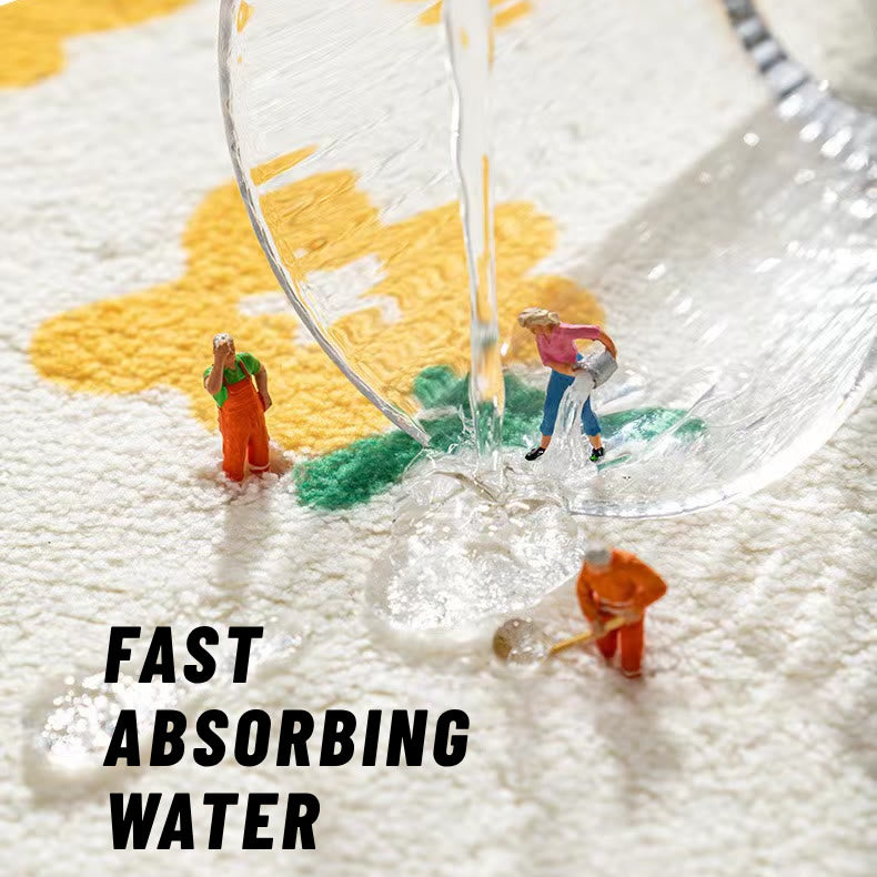 Olivenorma Blue Evil Eye Tappeti antibatterici lavabili 