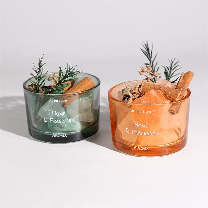 Olivenorma Natural Crystal Flameless Essential Oil Cristallo Aromaterapia 