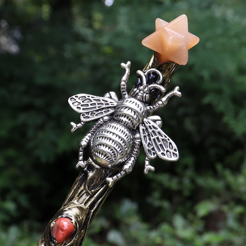 Bacchette di cristallo naturale Merkaba Chakra Olivenorma