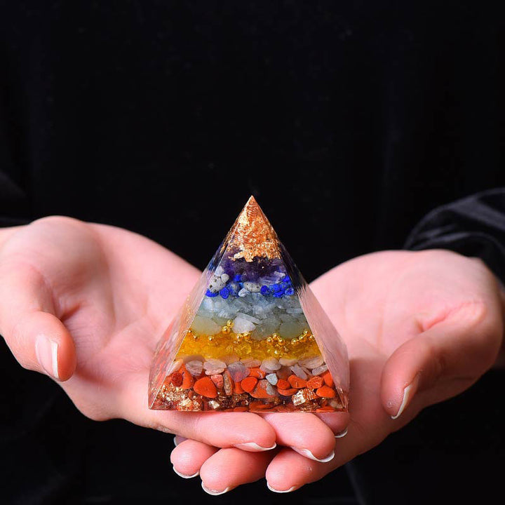 Olivenorma Piramide Orgonica Naturale per l'Equilibrio dei Chakra