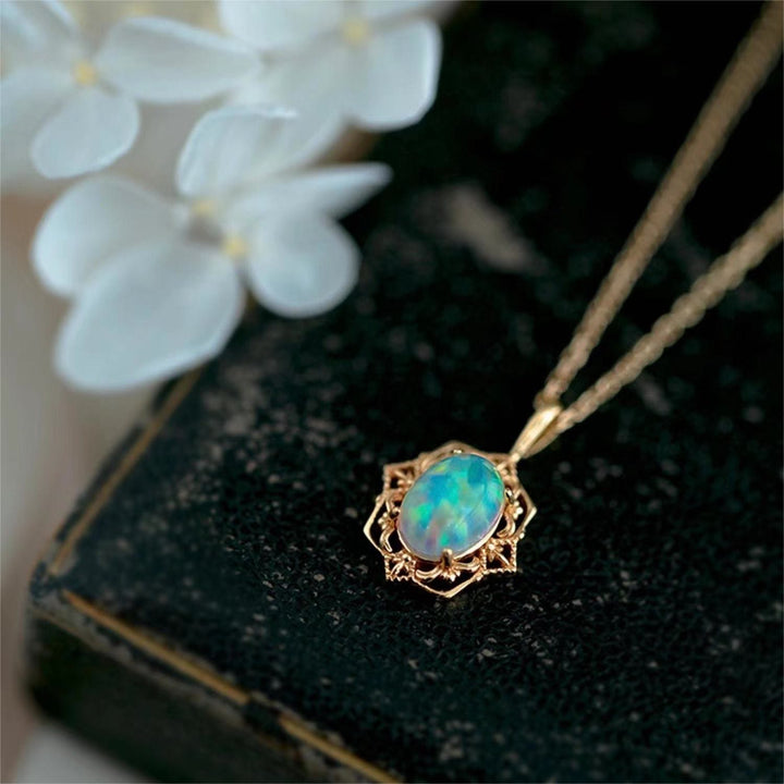 Collana regolabile in pizzo di rame stile vintage Olivenorma