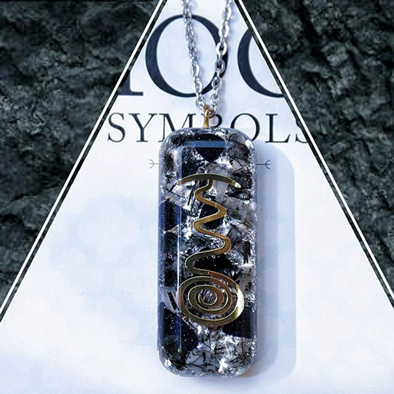 Collana di orgone del cavaliere nero Olivenorma