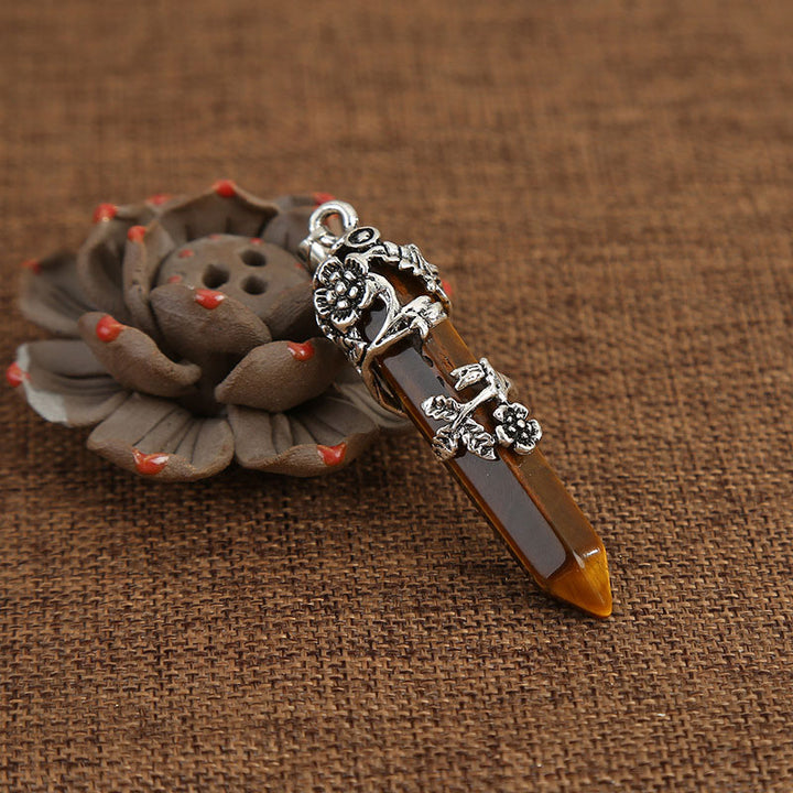 Collana di guarigione spirituale in pietra naturale Olivenorma Rose