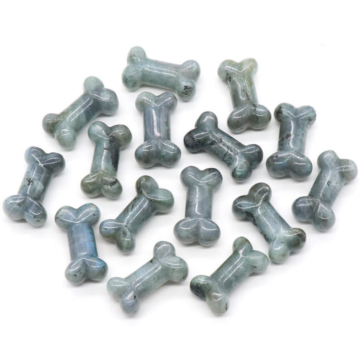 Decorazione in pietra preziosa di osso in cristallo di quarzo naturale Olivenorma