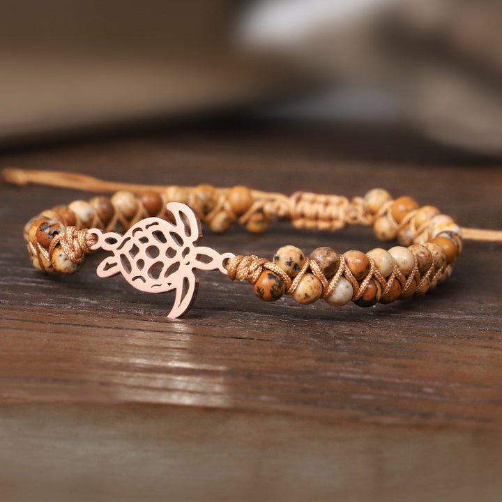 Bracciale tartaruga in pietra naturale