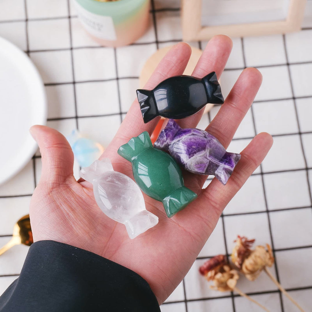 Ornamenti di cristallo natalizio Olivenorma caramelle, decorazioni in pietra preziosa 