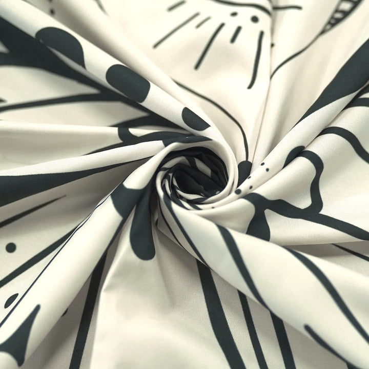 Olivenorma Farfalla Nera Luna Fiore Beige Arazzo