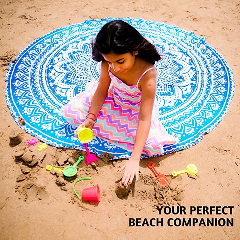 Arazzo Mandala circolare Rosamia Yoga Meditazione