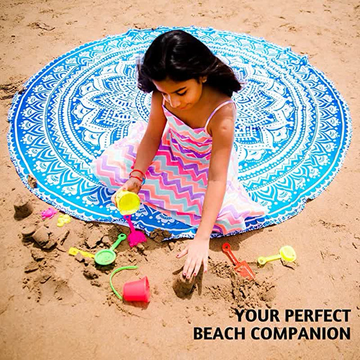 Arazzo Mandala circolare Rosamia Yoga Meditazione