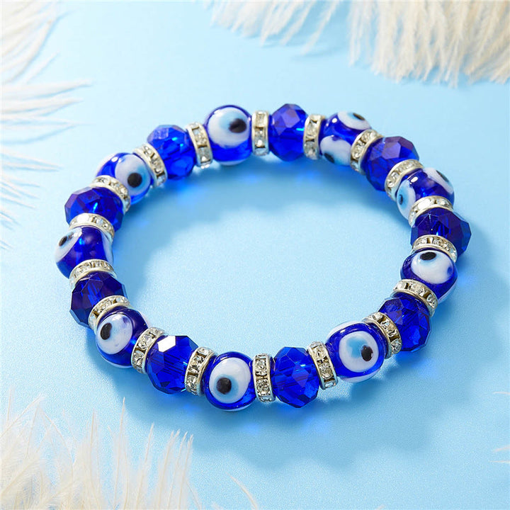 Olivenorma Evil Eye Hamsa Ciondolo Bracciale Zircone Epossidico