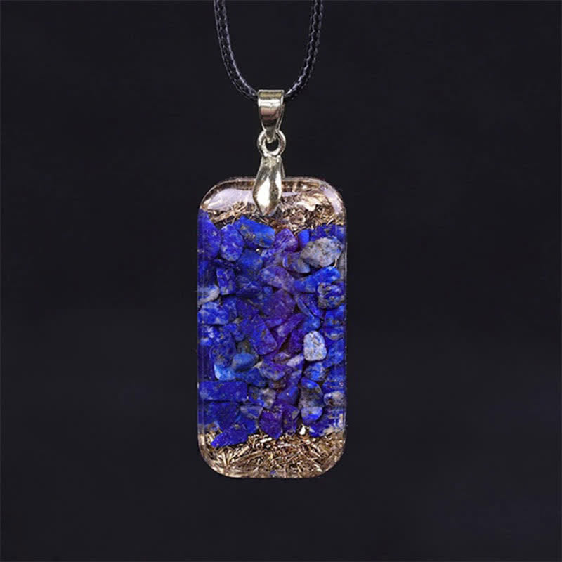 Olivenorma Raise Consciousness - Collana energetica Orgone Lapislazzuli - image 7