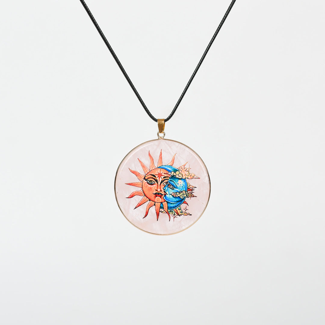 Collana Olivenorma Crystal Hamsa Chakra Albero della vita 