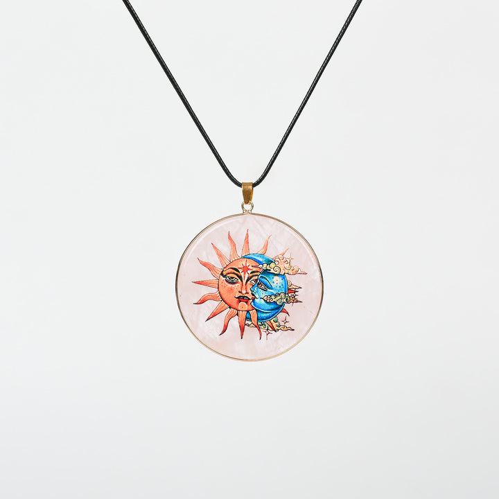 Collana Olivenorma Crystal Hamsa Chakra Albero della vita 