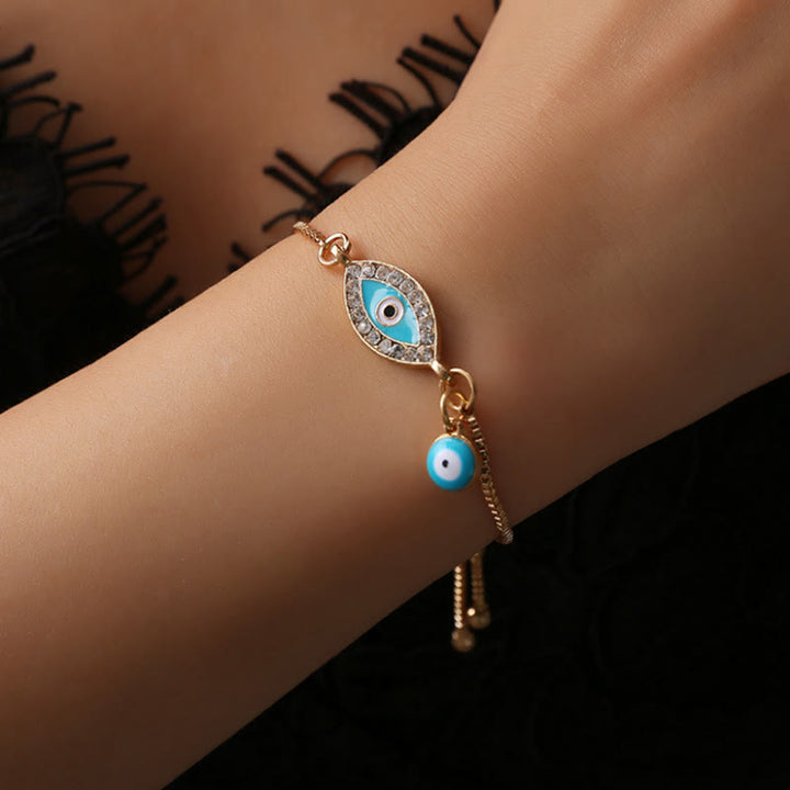 Braccialetto Olivenorma Evil Eye Turchese Lapislazzuli