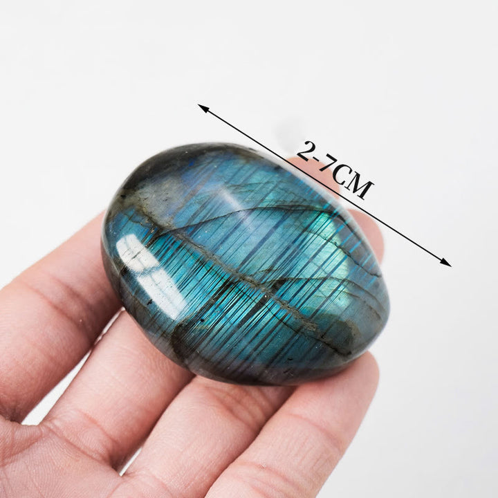 Pietra naturale rotolante giocattolo lucido Labradorite Olivenorma