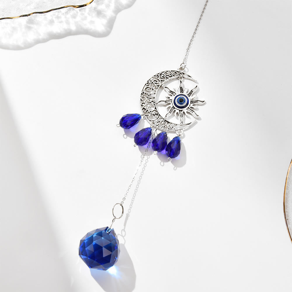 Decorazione da parete con gufo con zircone blu Olivenorma Malocchio 