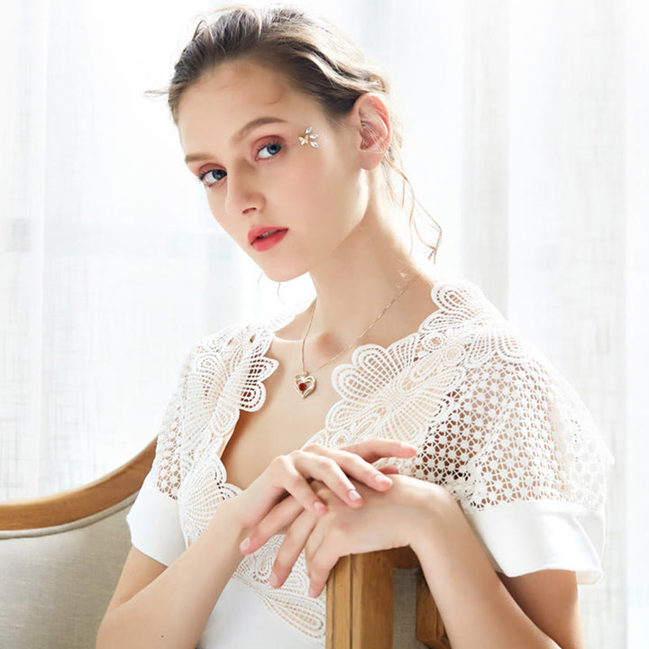 Olivenorma "Ti amo sempre e per sempre" – Collana con cuore e pietra portafortuna Forever Love - image 4