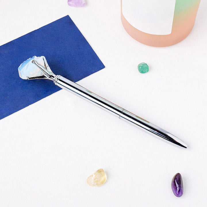 Penna per manifestazione di pietra grezza Olivenorma Decorazione con pietre preziose