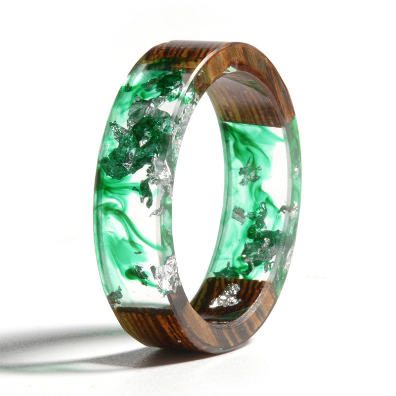 Olivenorma Intellettuale e Ottimista - Anello in legno fatto a mano