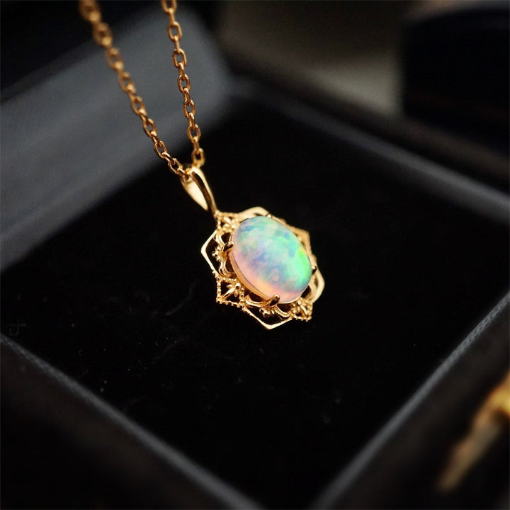 Collana regolabile in pizzo di rame stile vintage Olivenorma