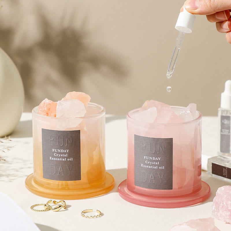 Olivenorma Diffusore di Aromi Pietra per Uso Domestico Olio Essenziale Cristallo Aromaterapia 