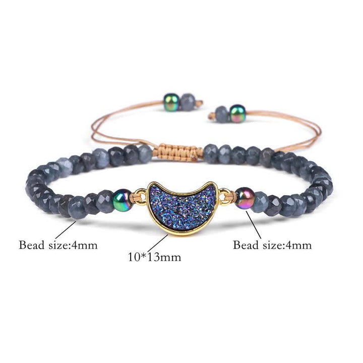 Bracciale in cristallo naturale sfaccettato Olivenorma 