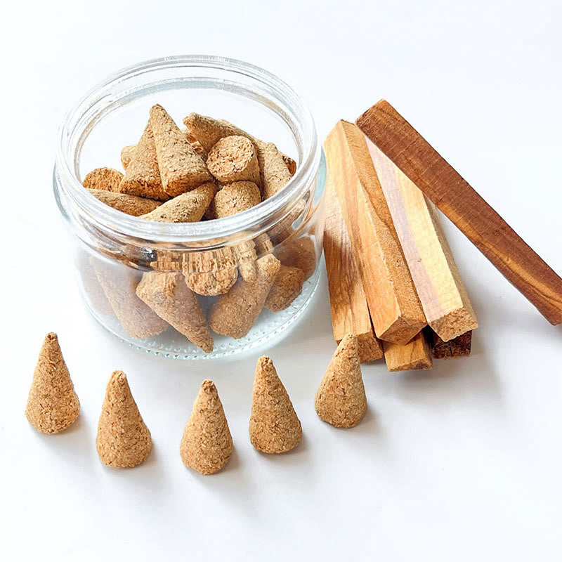 Olivenorma Aromaterapia Cristallo Purificante Meditazione Salvia Incenso Coni Bastoncino Sacro