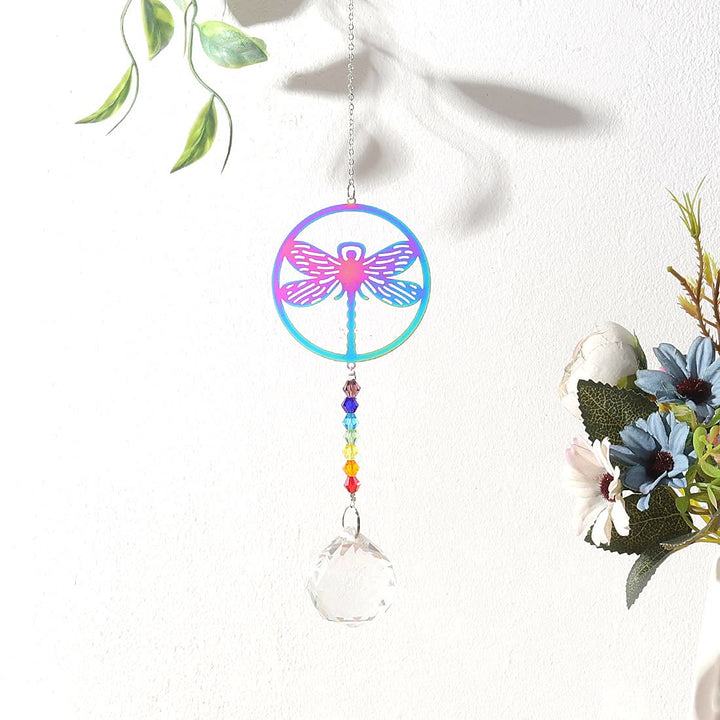 Olivenorma Clear Crystal Chakra Beads Hanging Wind Chime Suncatcher - image 33