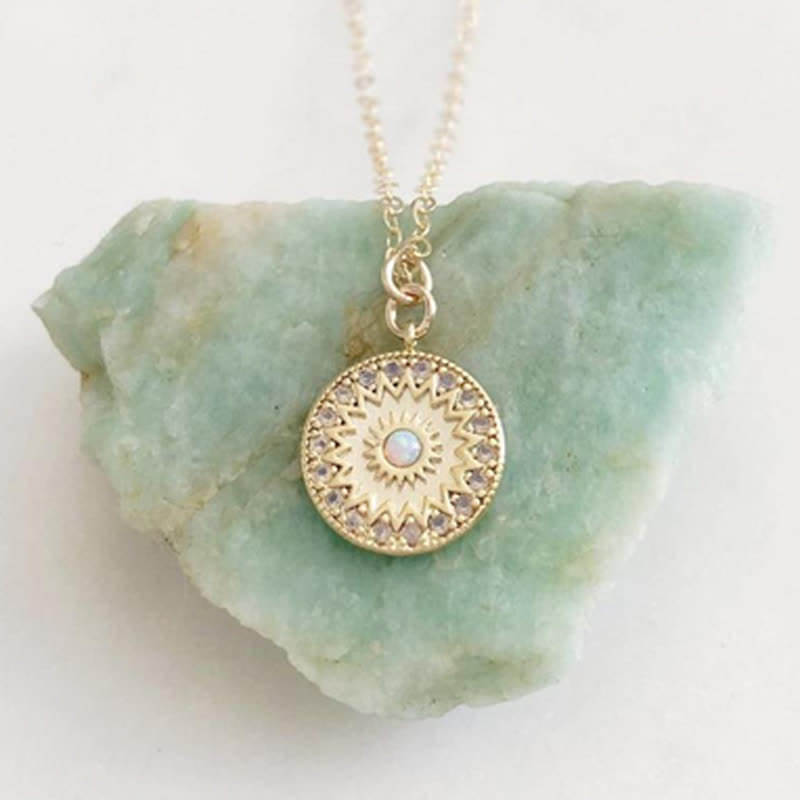 Collana Olivenorma Opale Sole e Luna 