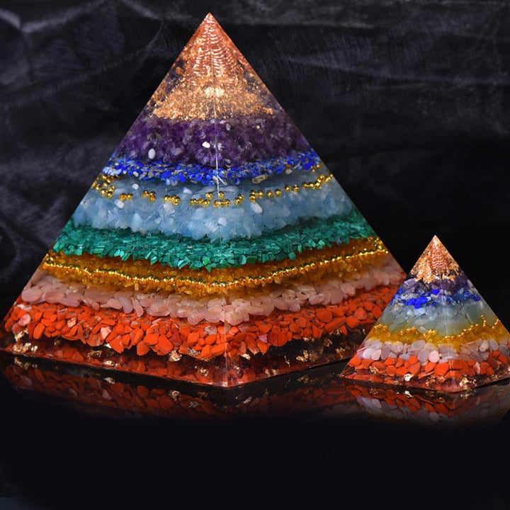 Olivenorma Piramide Orgonica Naturale per l'Equilibrio dei Chakra