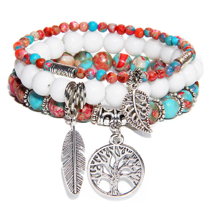 Olivenorma "Nature's Healing Moments" Set di bracciali Albero della vita da 3 pezzi 