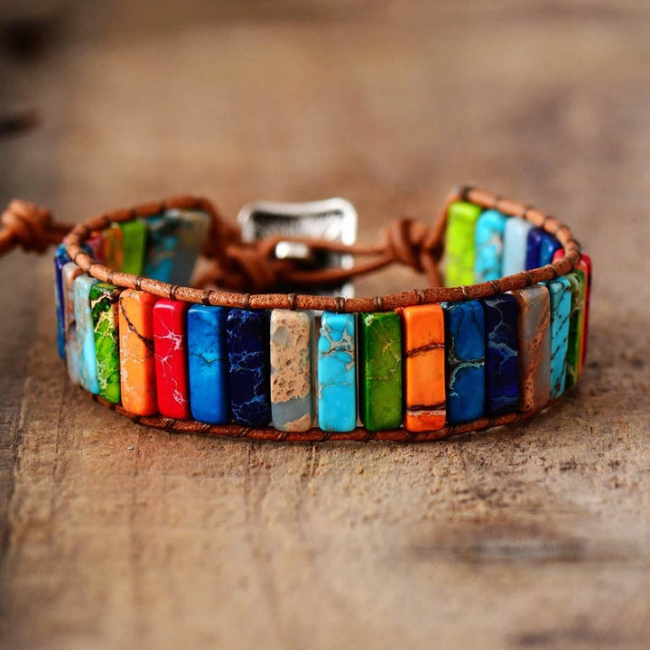 Bracciale energetico Olivenorma Emperor Stone Chakra