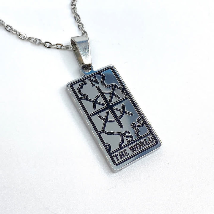 Collana vintage con tarocchi e fortuna Olivenorma
